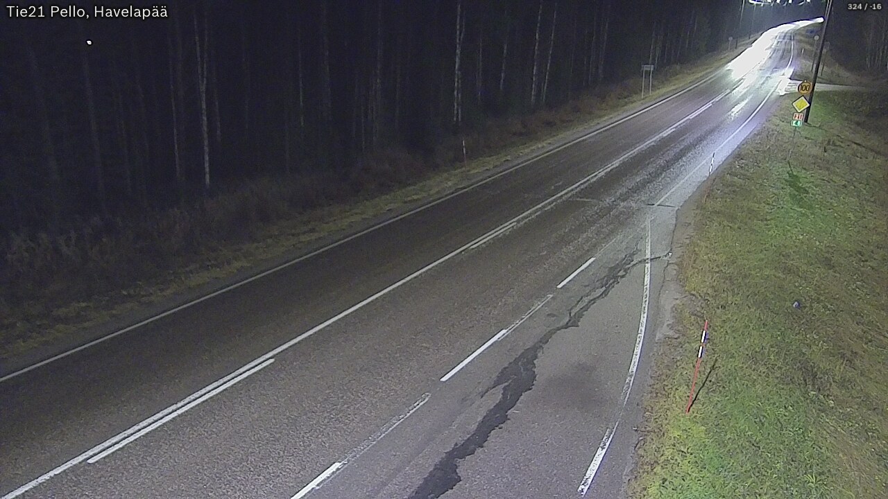 Kelikamerat Kuva Tie 21 Pello, Havelanpää, Pello, Lappi