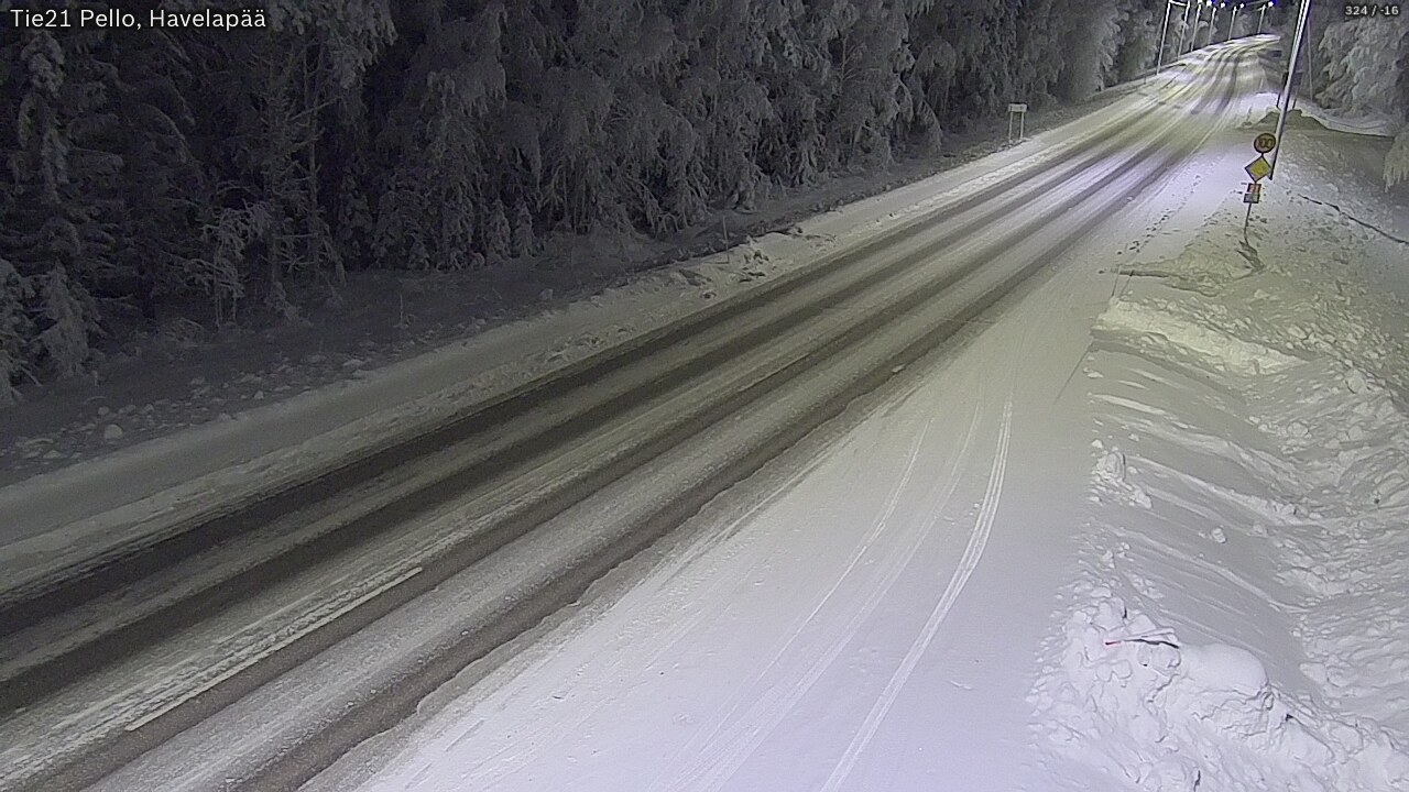 Kelikamerat Kuva Tie 21 Pello, Havelanpää, Pello, Lappi