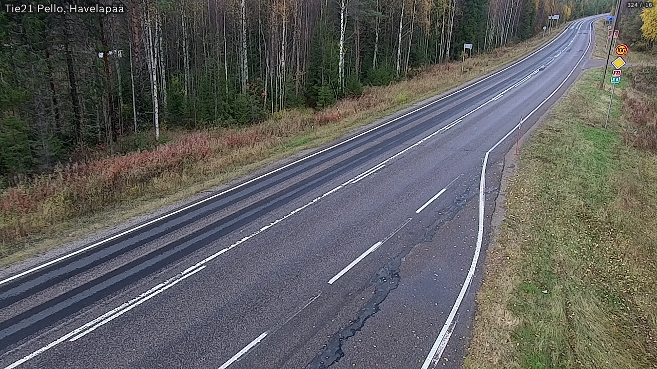 Kelikamerat Kuva Tie 21 Pello, Havelanpää, Pello, Lappi