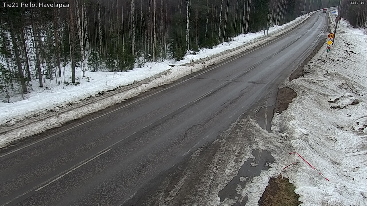 Kelikamerat Kuva Tie 21 Pello, Havelanpää, Pello, Lappi