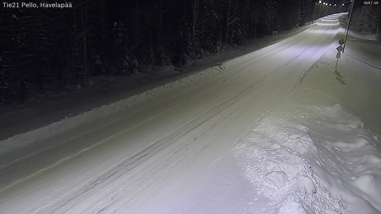 Kelikamerat Kuva Tie 21 Pello, Havelanpää, Pello, Lappi