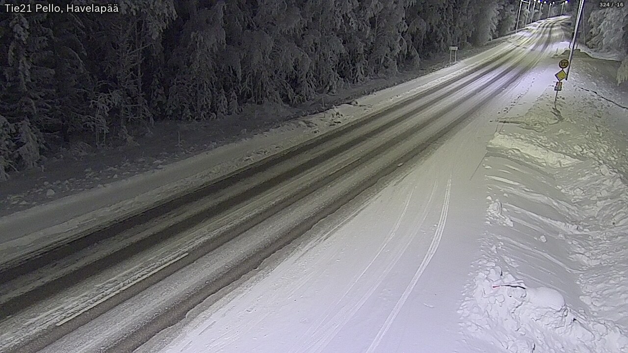 Kelikamerat Kuva Tie 21 Pello, Havelanpää, Pello, Lappi