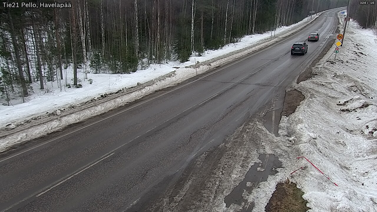 Weather Camera Image Road 21 Pello, Havelanpää, Pello, Lappi