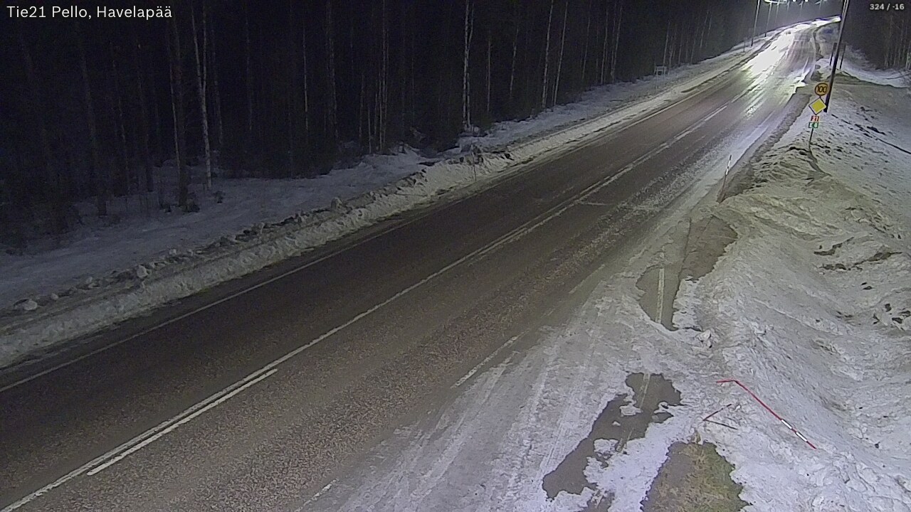 Kelikamerat Kuva Tie 21 Pello, Havelanpää, Pello, Lappi