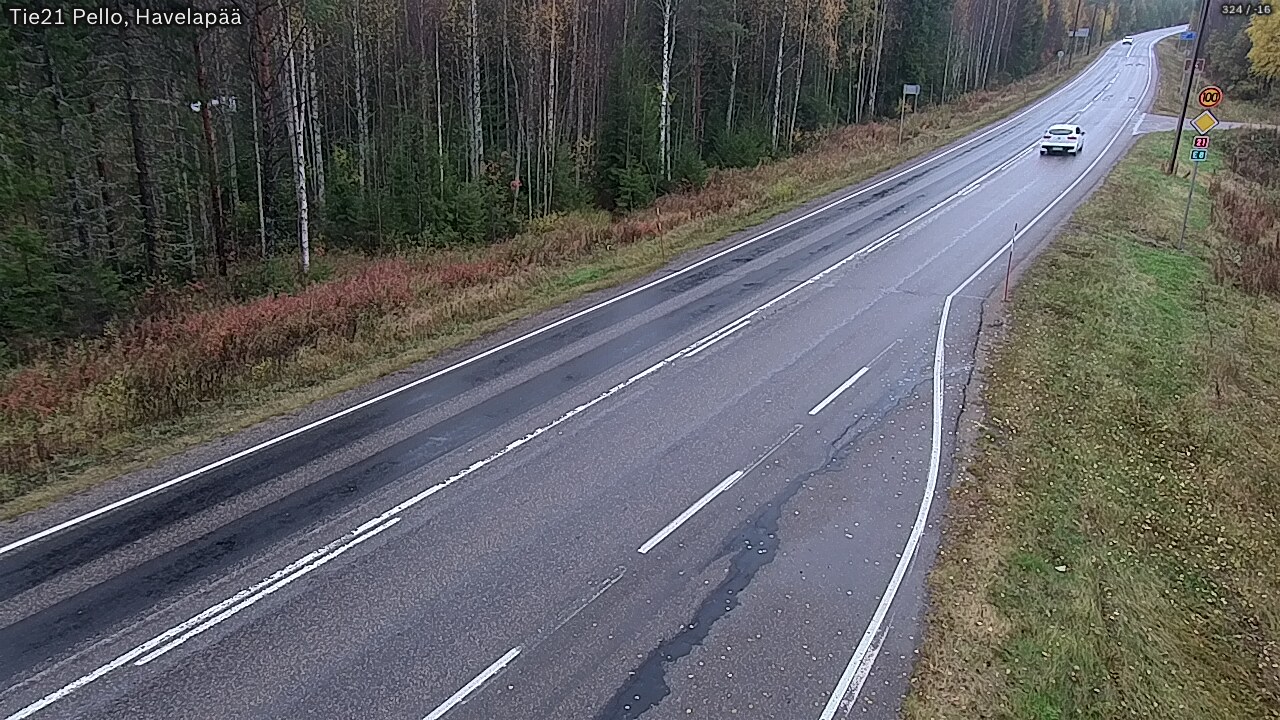 Kelikamerat Kuva Tie 21 Pello, Havelanpää, Pello, Lappi