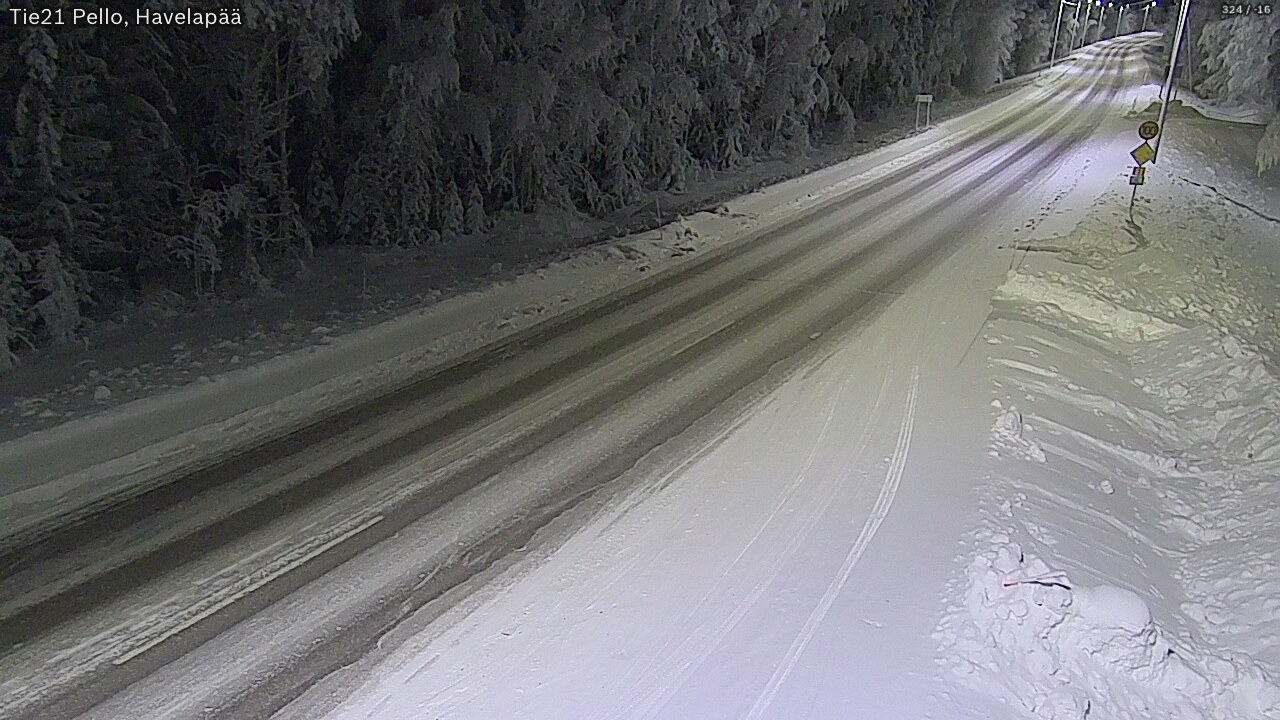 Kelikamerat Kuva Tie 21 Pello, Havelanpää, Pello, Lappi