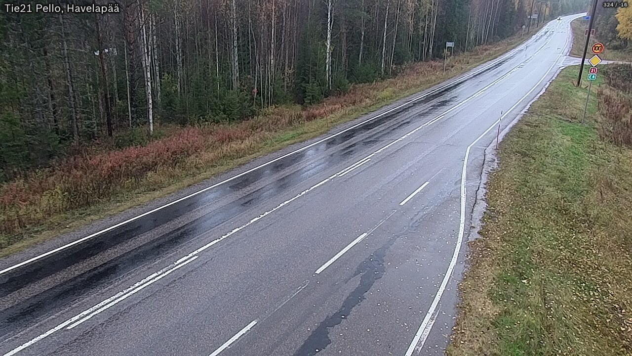 Weather Camera Image Road 21 Pello, Havelanpää, Pello, Lappi
