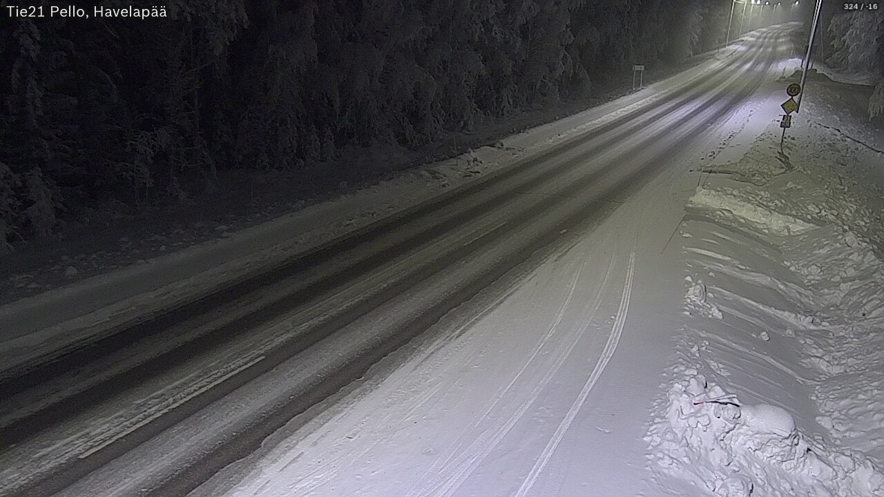 Kelikamerat Kuva Tie 21 Pello, Havelanpää, Pello, Lappi