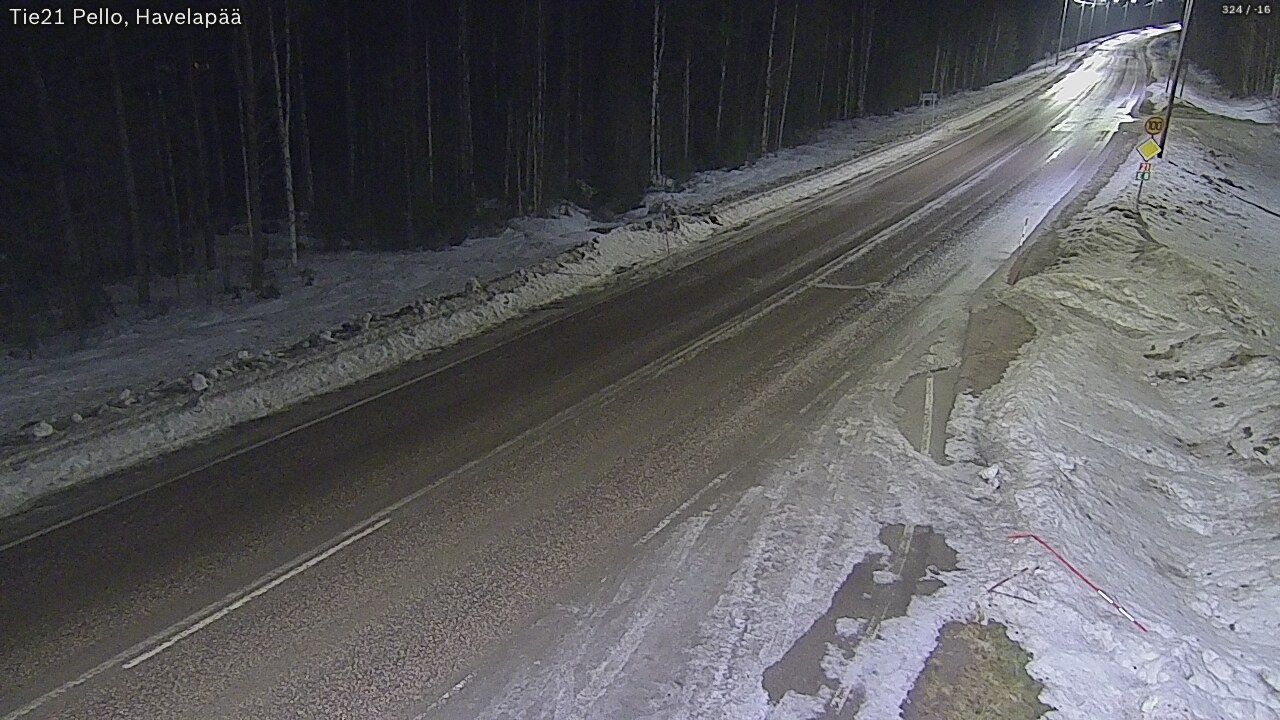 Kelikamerat Kuva Tie 21 Pello, Havelanpää, Pello, Lappi