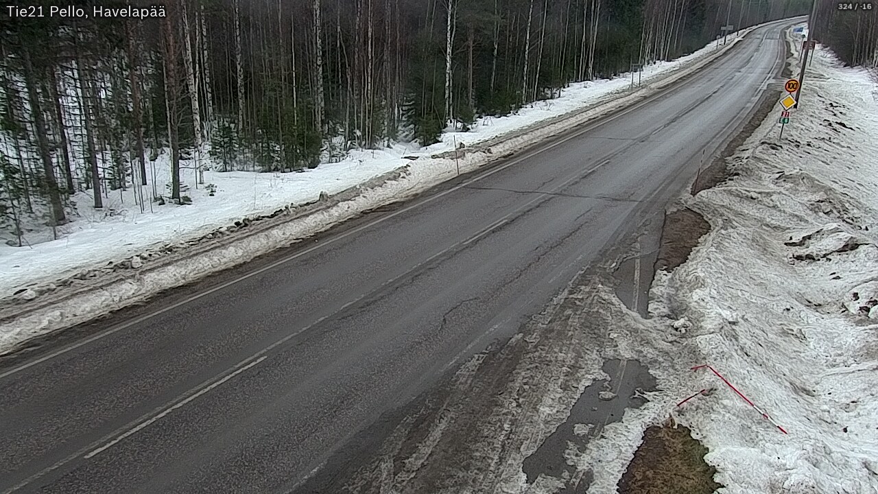 Kelikamerat Kuva Tie 21 Pello, Havelanpää, Pello, Lappi