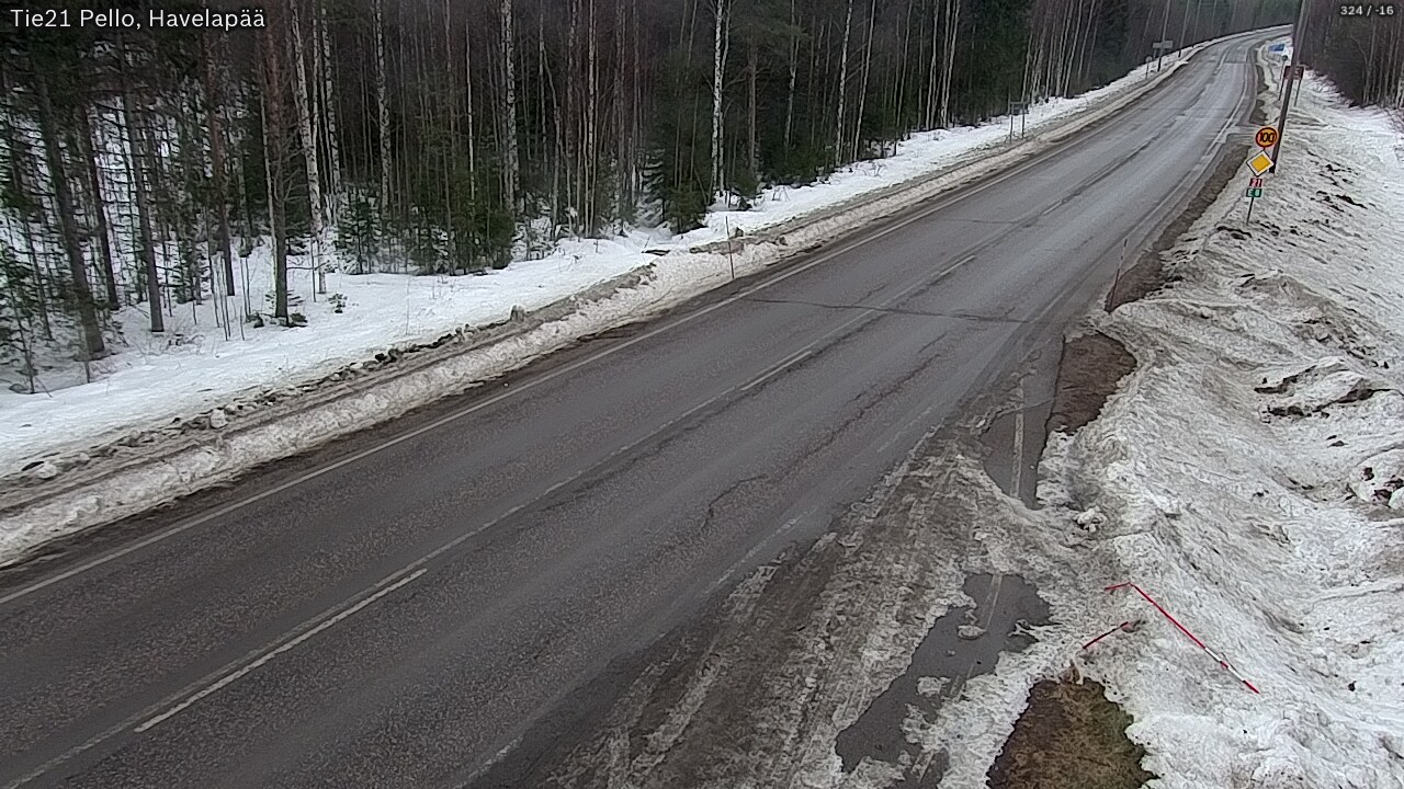 Kelikamerat Kuva Tie 21 Pello, Havelanpää, Pello, Lappi