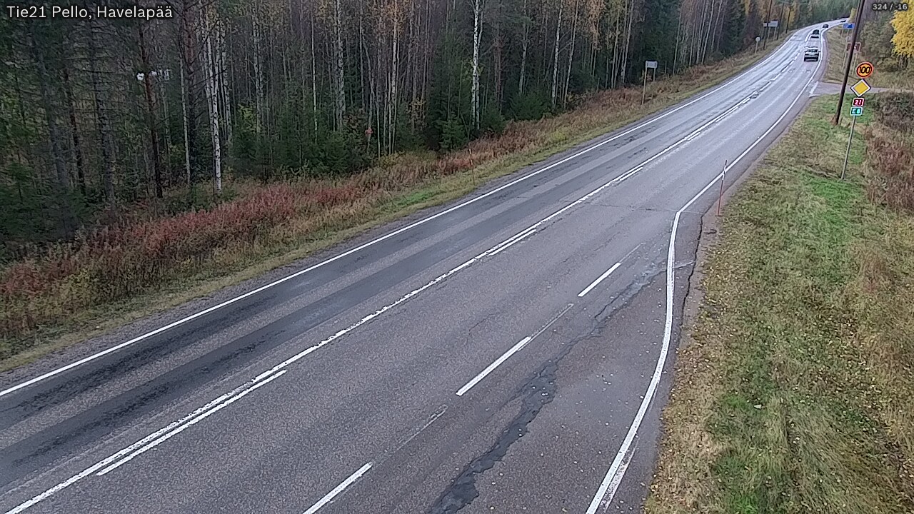 Kelikamerat Kuva Tie 21 Pello, Havelanpää, Pello, Lappi