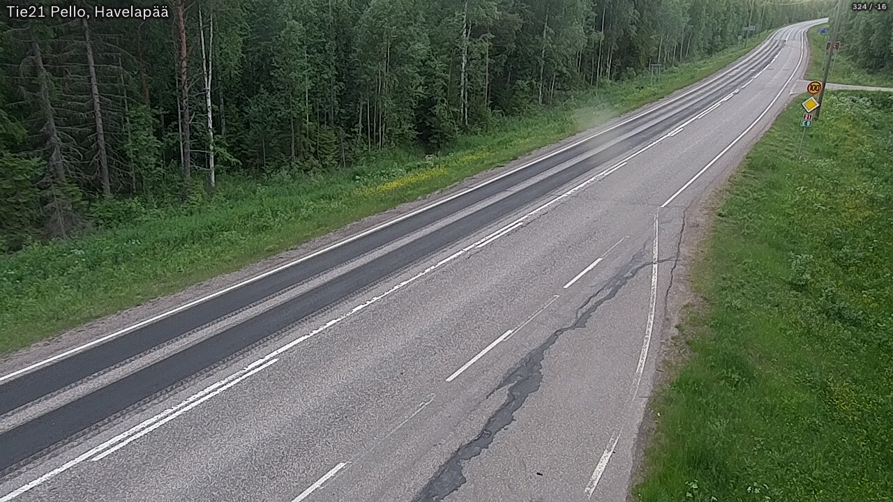 Kelikamerat Kuva Tie 21 Pello, Havelanpää, Pello, Lappi