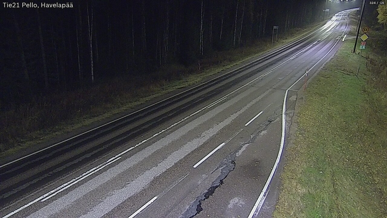 Kelikamerat Kuva Tie 21 Pello, Havelanpää, Pello, Lappi