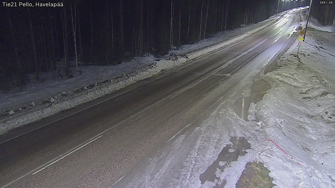 Kelikamerat Kuva Tie 21 Pello, Havelanpää, Pello, Lappi