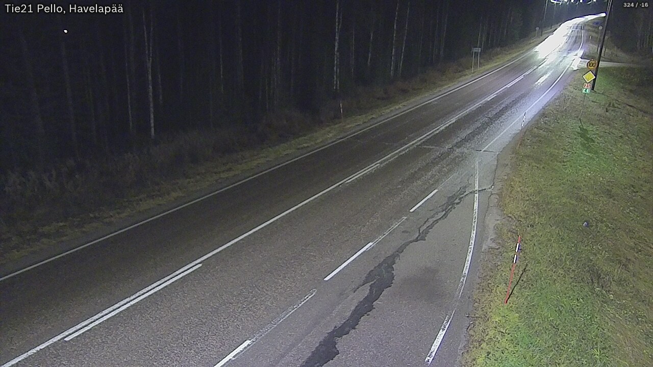 Kelikamerat Kuva Tie 21 Pello, Havelanpää, Pello, Lappi