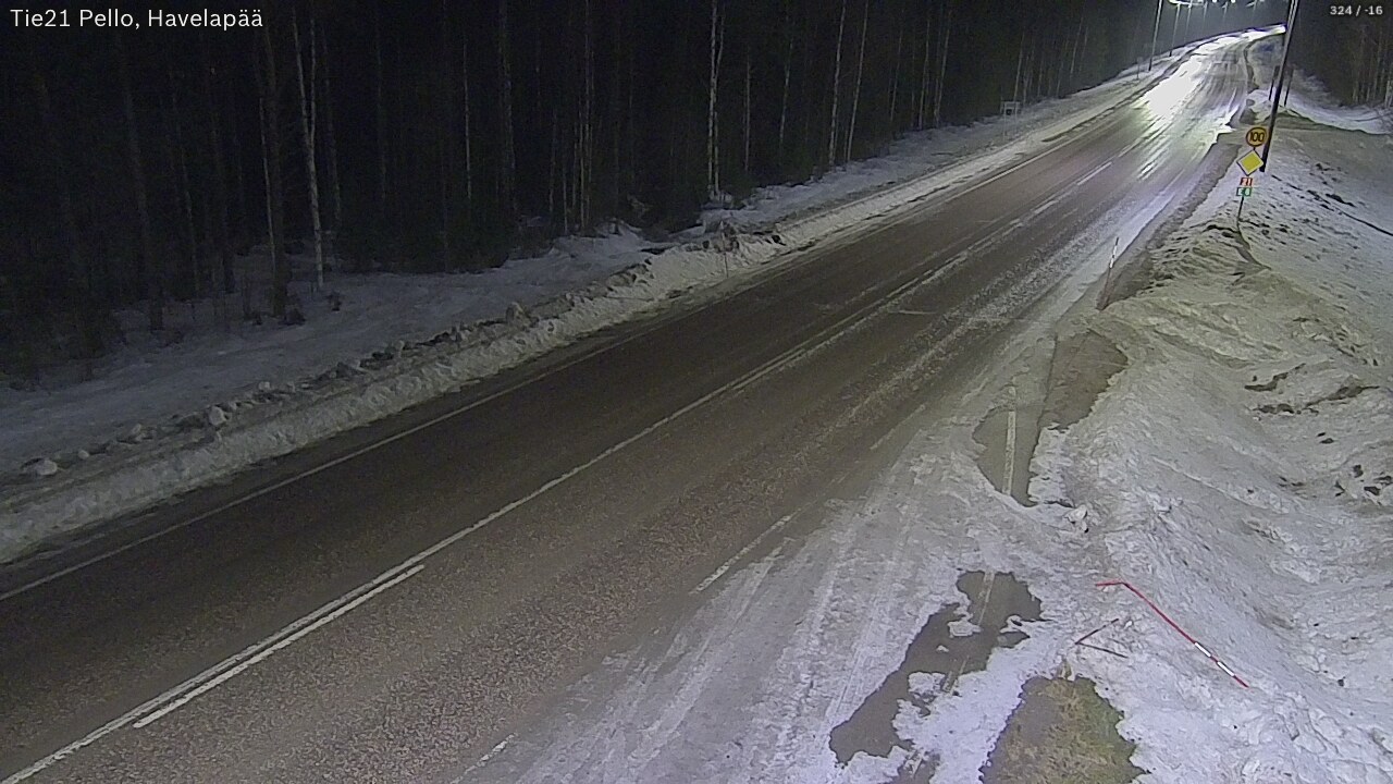 Kelikamerat Kuva Tie 21 Pello, Havelanpää, Pello, Lappi