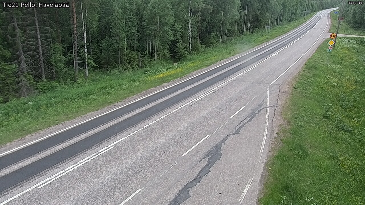 Kelikamerat Kuva Tie 21 Pello, Havelanpää, Pello, Lappi