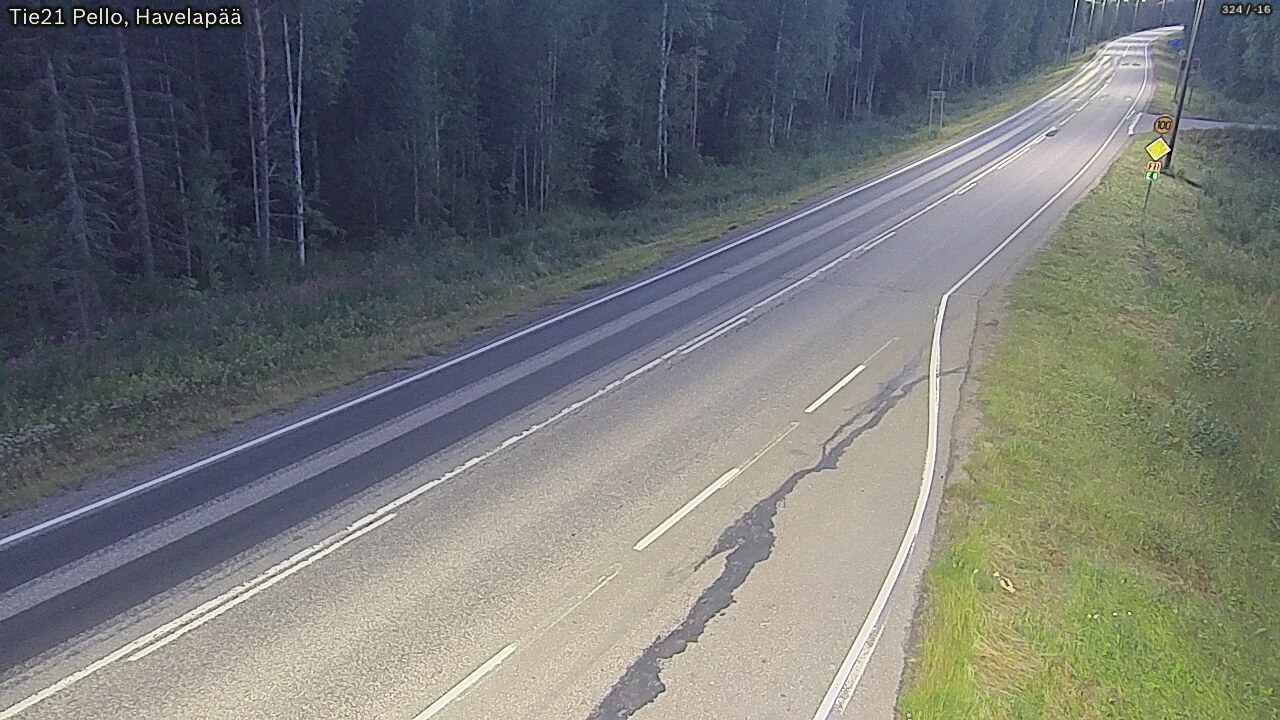 Kelikamerat Kuva Tie 21 Pello, Havelanpää, Pello, Lappi