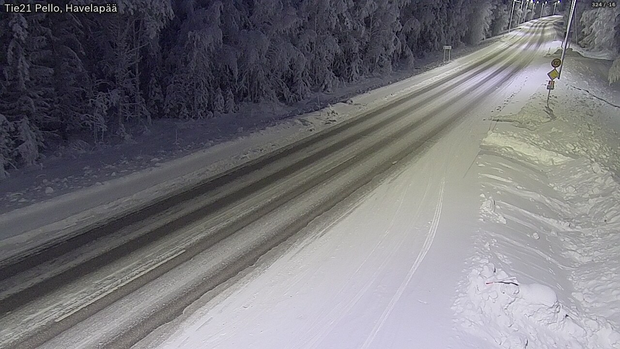 Kelikamerat Kuva Tie 21 Pello, Havelanpää, Pello, Lappi