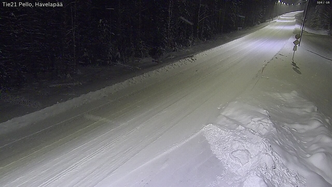 Kelikamerat Kuva Tie 21 Pello, Havelanpää, Pello, Lappi