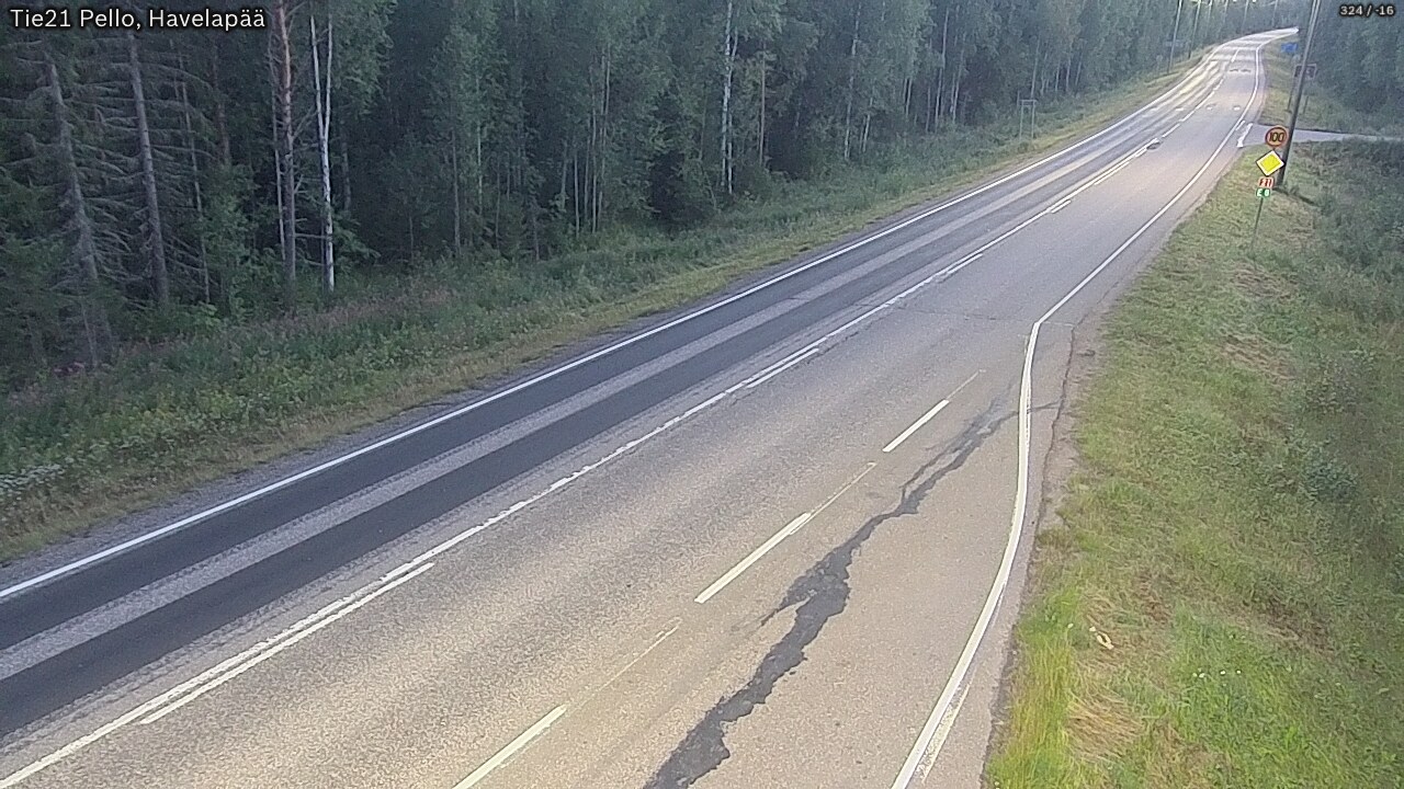 Kelikamerat Kuva Tie 21 Pello, Havelanpää, Pello, Lappi