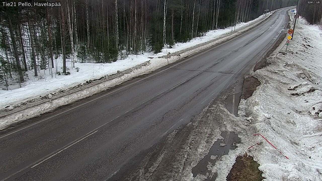 Kelikamerat Kuva Tie 21 Pello, Havelanpää, Pello, Lappi