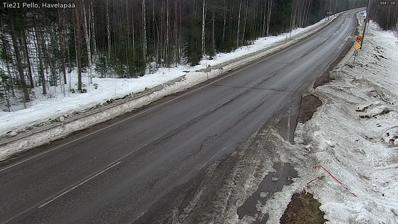 Kelikamerat Kuva Tie 21 Pello, Havelanpää, Pello, Lappi