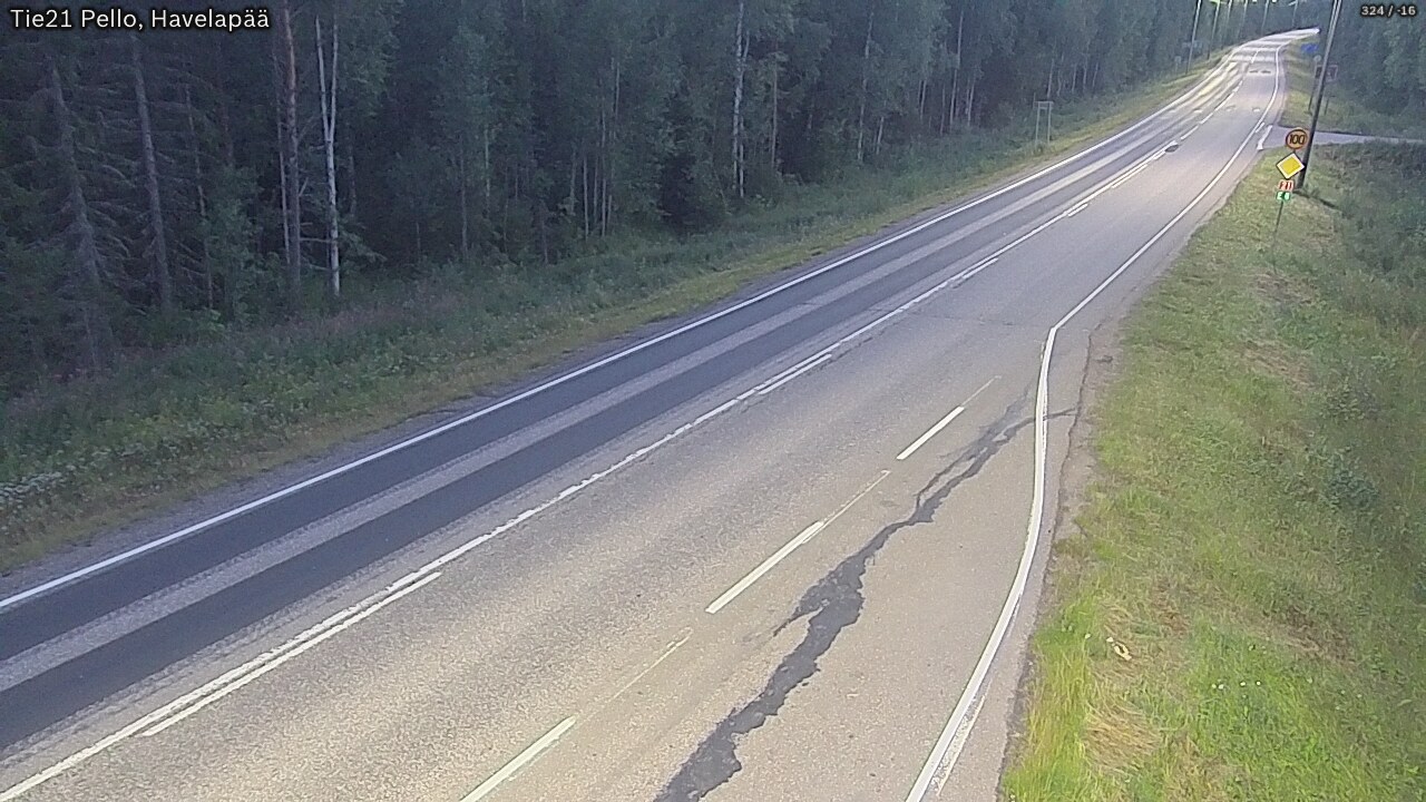 Kelikamerat Kuva Tie 21 Pello, Havelanpää, Pello, Lappi