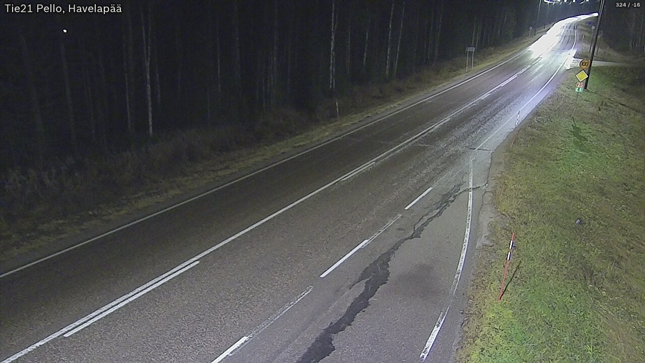 Kelikamerat Kuva Tie 21 Pello, Havelanpää, Pello, Lappi