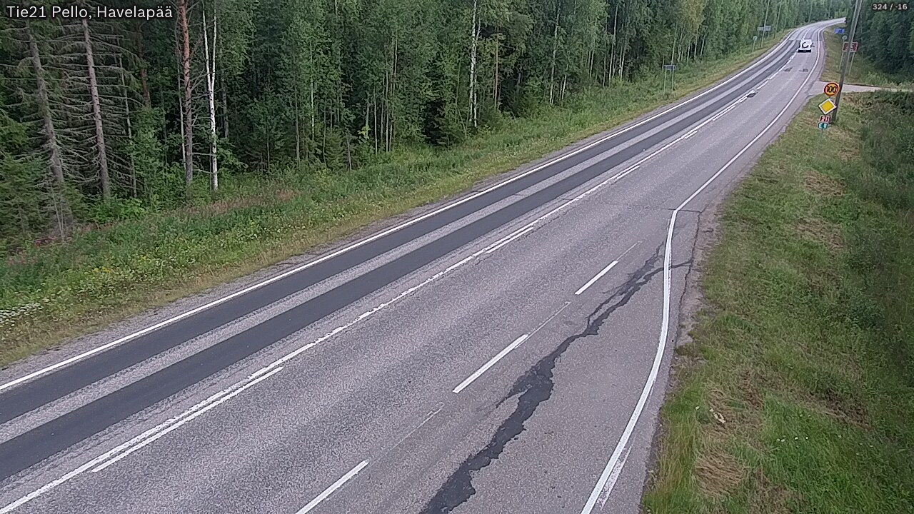 Weather Camera Image Road 21 Pello, Havelanpää, Pello, Lappi