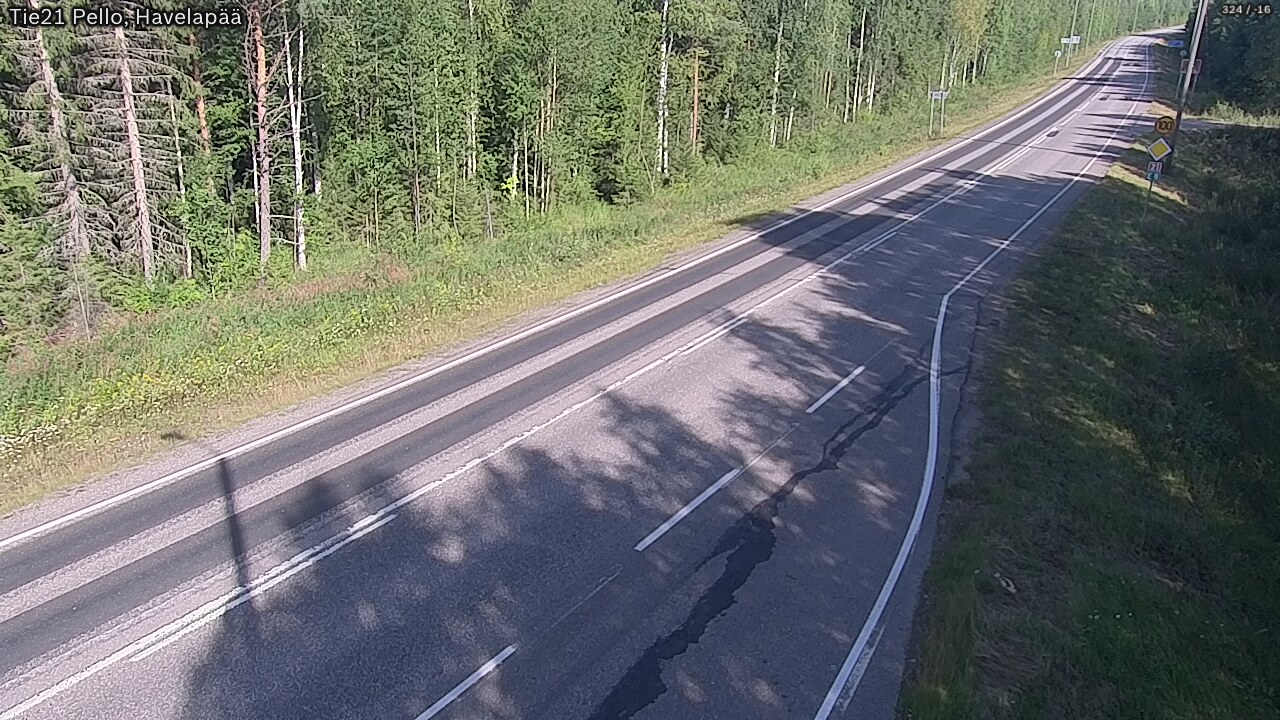 Weather Camera Image Road 21 Pello, Havelanpää, Pello, Lappi