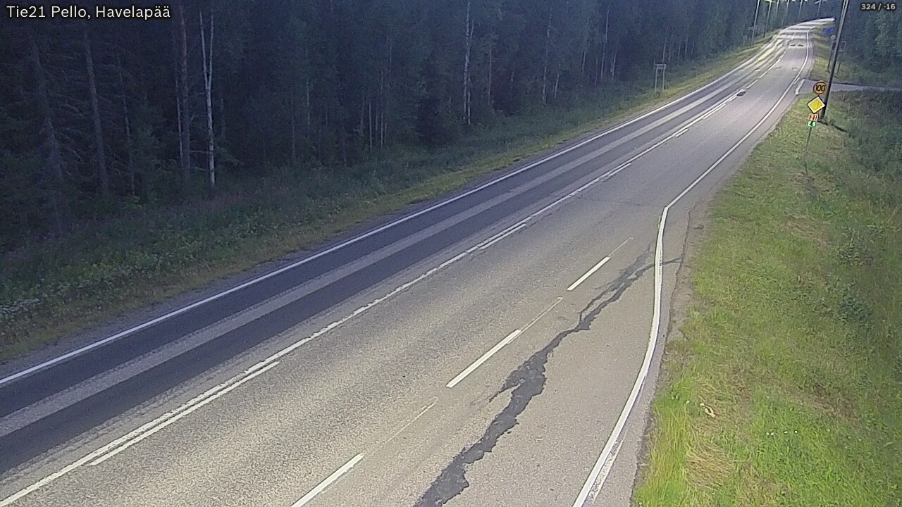 Kelikamerat Kuva Tie 21 Pello, Havelanpää, Pello, Lappi