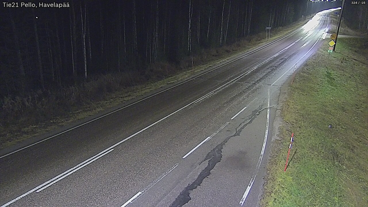 Kelikamerat Kuva Tie 21 Pello, Havelanpää, Pello, Lappi