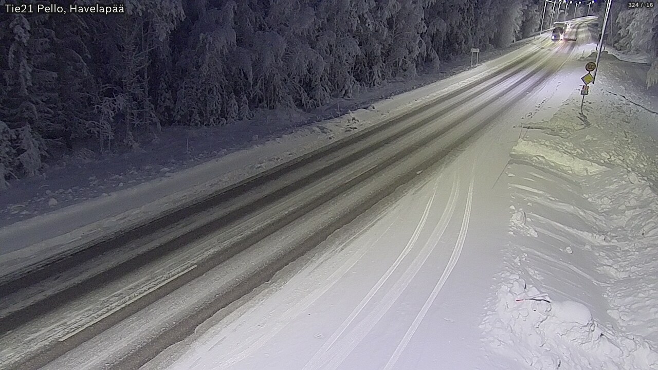 Kelikamerat Kuva Tie 21 Pello, Havelanpää, Pello, Lappi