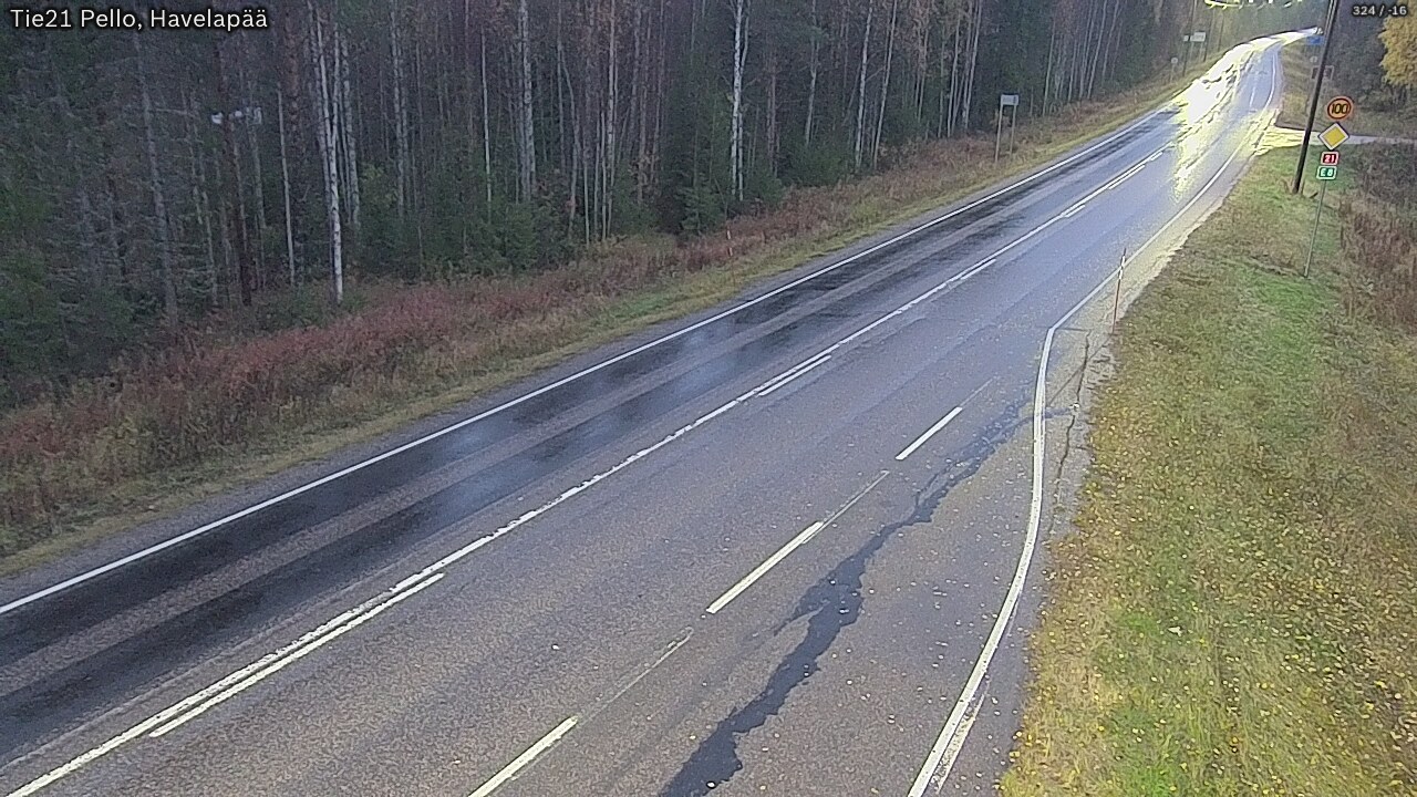 Kelikamerat Kuva Tie 21 Pello, Havelanpää, Pello, Lappi