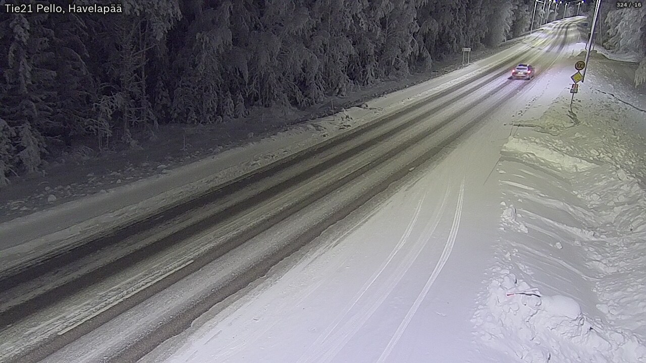 Kelikamerat Kuva Tie 21 Pello, Havelanpää, Pello, Lappi