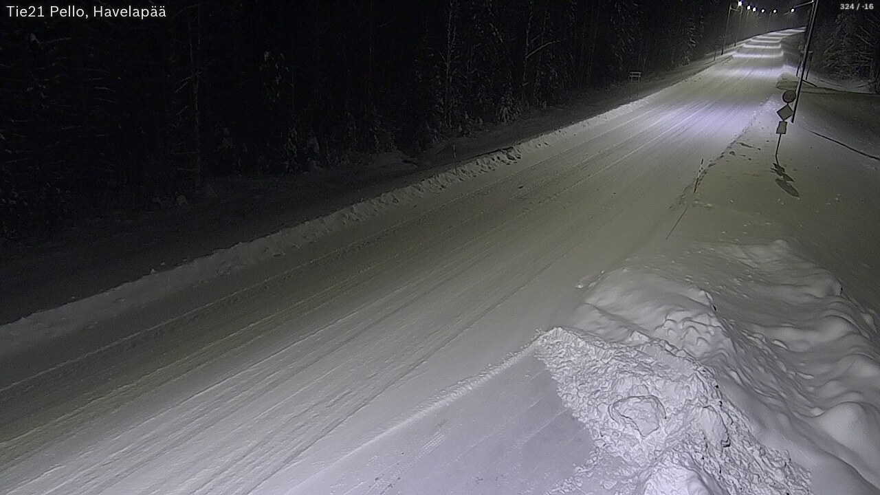 Kelikamerat Kuva Tie 21 Pello, Havelanpää, Pello, Lappi