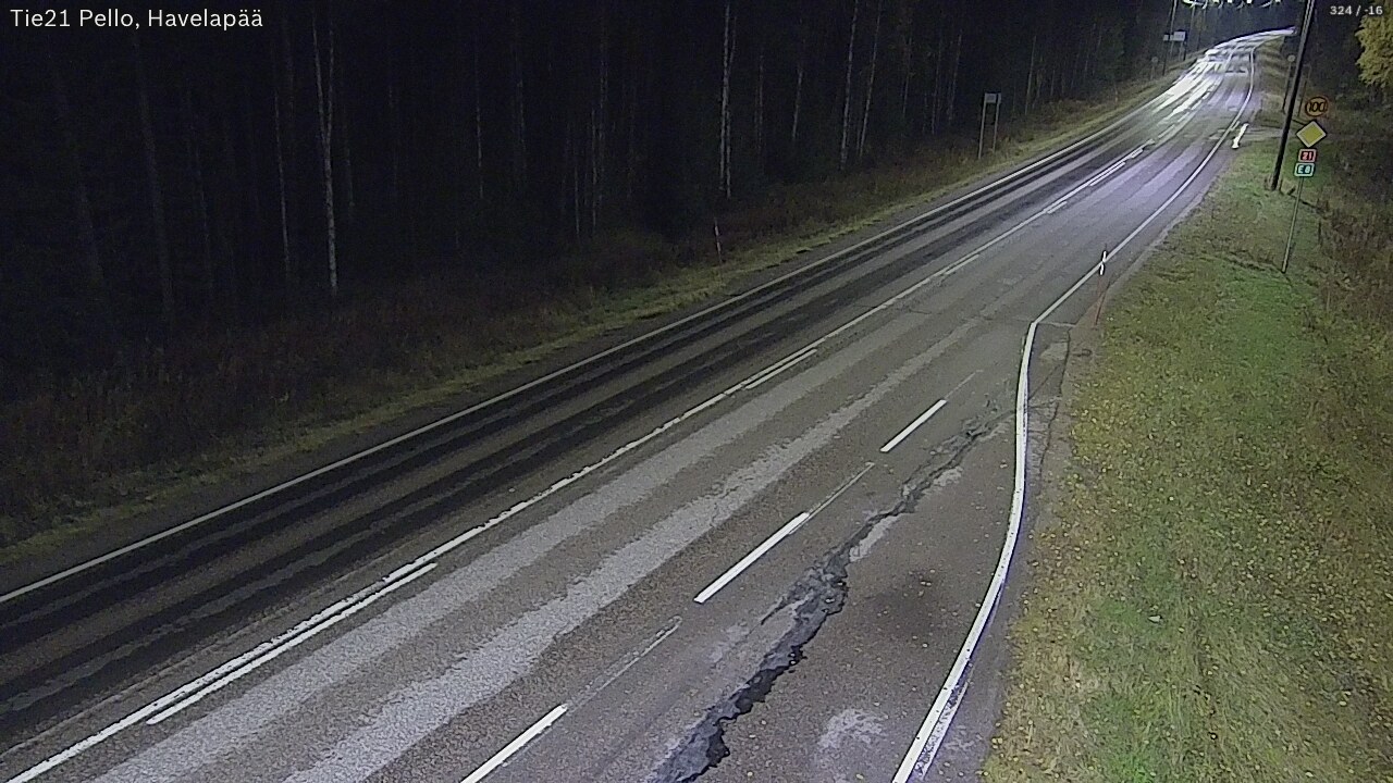 Kelikamerat Kuva Tie 21 Pello, Havelanpää, Pello, Lappi