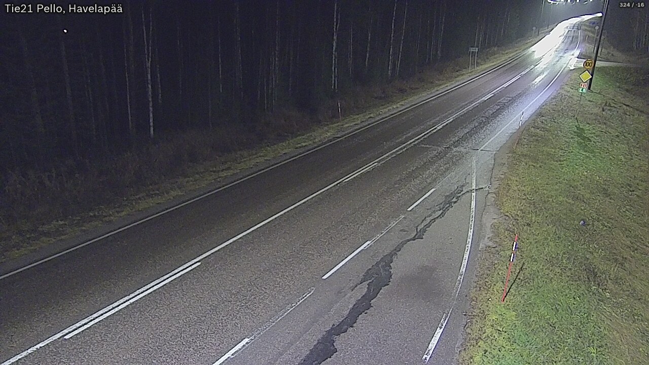 Kelikamerat Kuva Tie 21 Pello, Havelanpää, Pello, Lappi