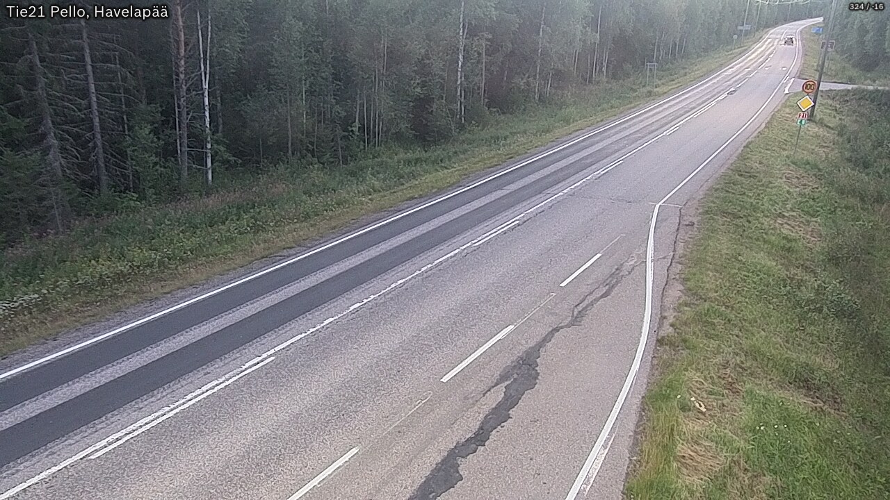 Kelikamerat Kuva Tie 21 Pello, Havelanpää, Pello, Lappi
