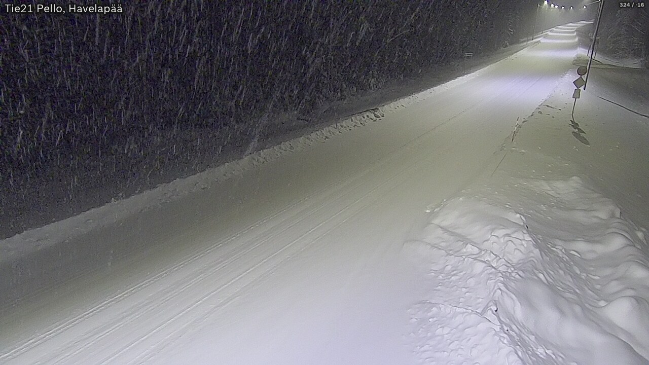 Kelikamerat Kuva Tie 21 Pello, Havelanpää, Pello, Lappi