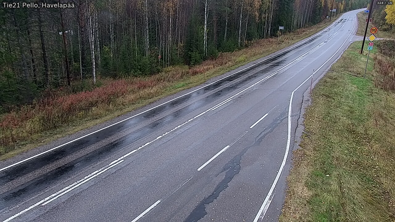 Kelikamerat Kuva Tie 21 Pello, Havelanpää, Pello, Lappi