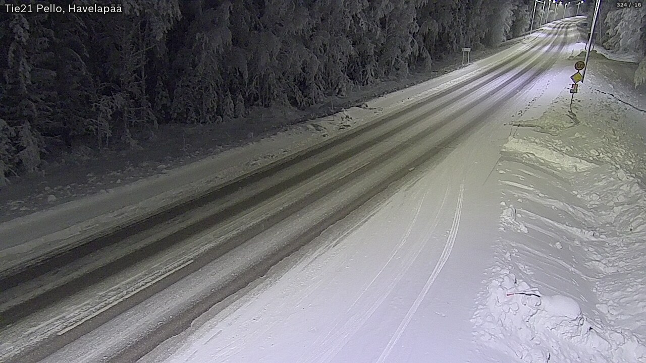 Kelikamerat Kuva Tie 21 Pello, Havelanpää, Pello, Lappi