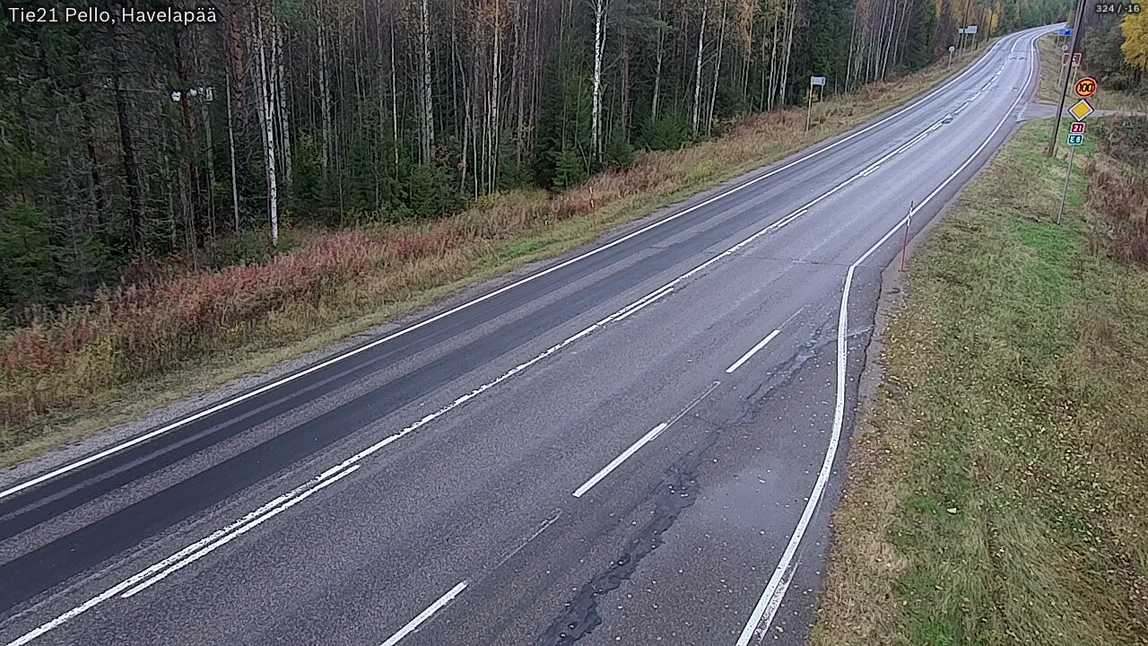 Kelikamerat Kuva Tie 21 Pello, Havelanpää, Pello, Lappi