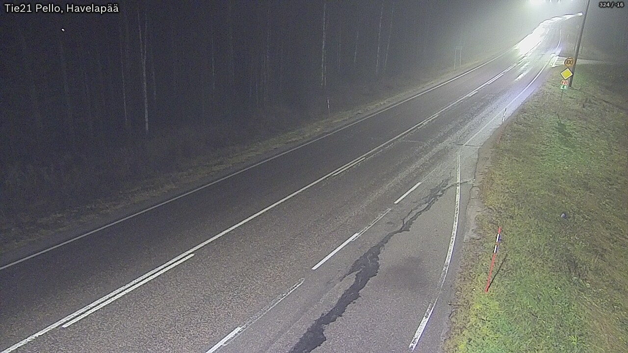 Kelikamerat Kuva Tie 21 Pello, Havelanpää, Pello, Lappi