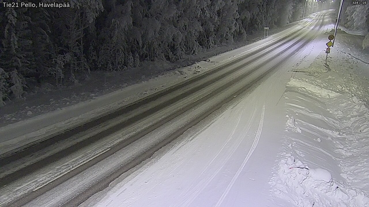 Kelikamerat Kuva Tie 21 Pello, Havelanpää, Pello, Lappi
