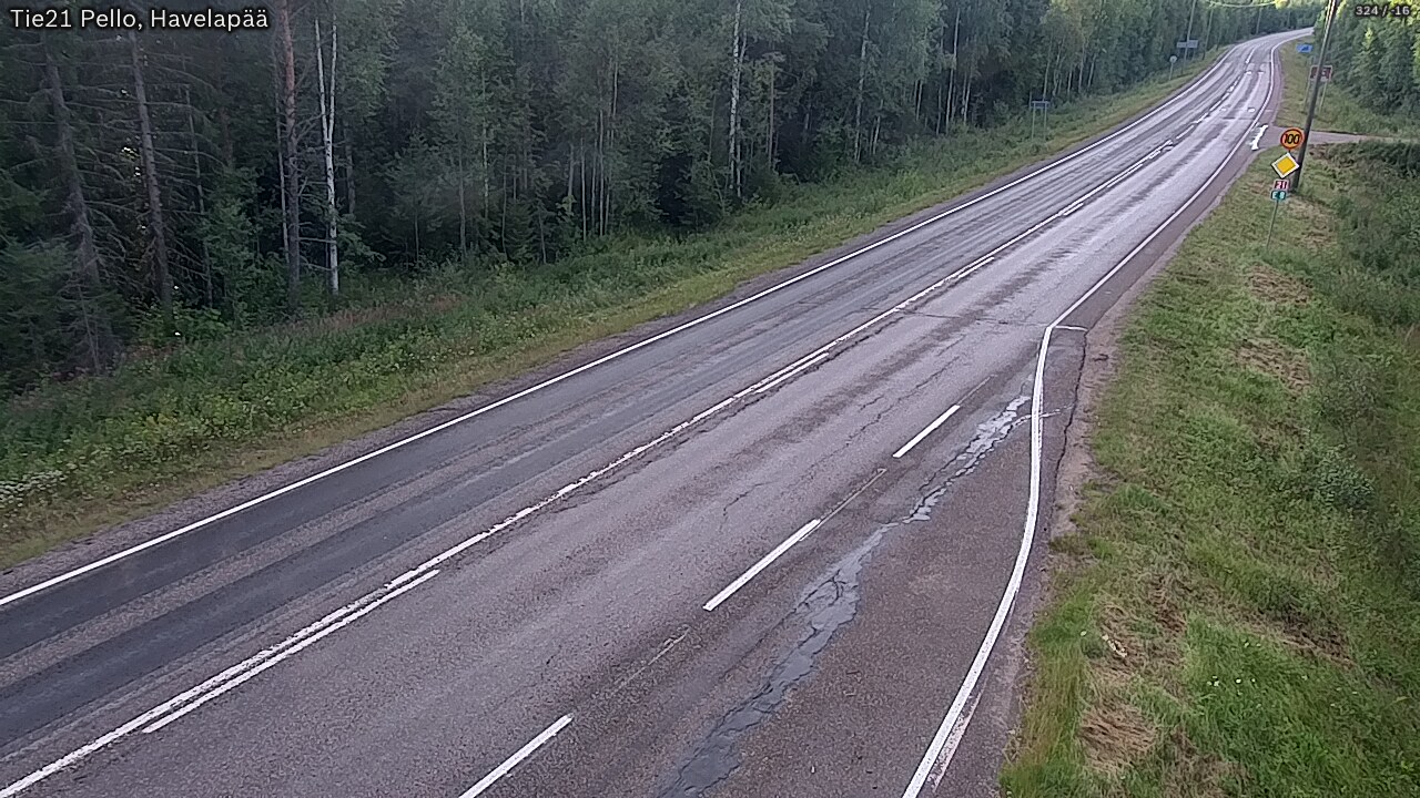 Kelikamerat Kuva Tie 21 Pello, Havelanpää, Pello, Lappi