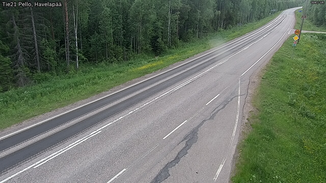 Kelikamerat Kuva Tie 21 Pello, Havelanpää, Pello, Lappi