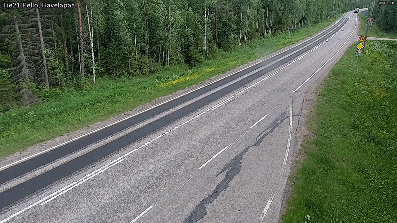 Kelikamerat Kuva Tie 21 Pello, Havelanpää, Pello, Lappi